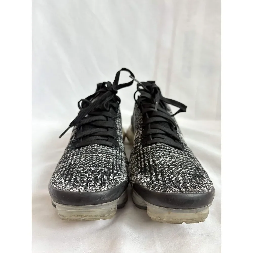 Nike Air VaporMax Flyknit 3 Oreo Sneakers Black White Womens Size 9 AJ6900-002